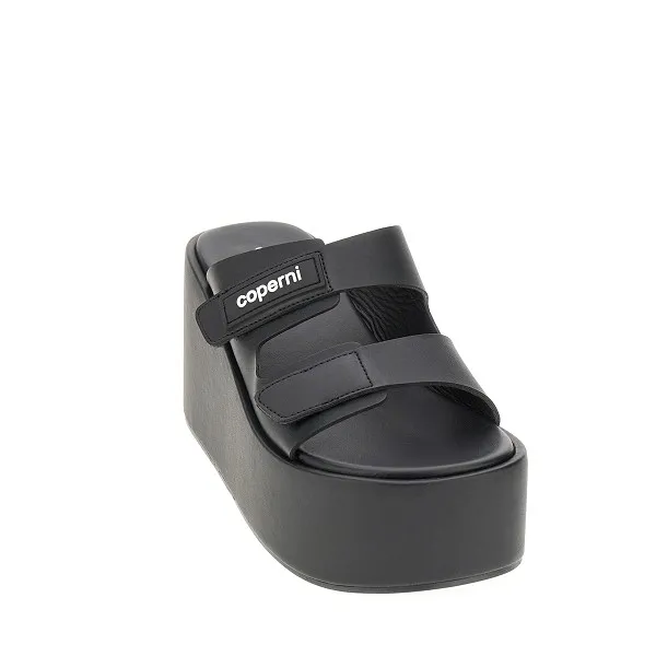 Patch Wedge Sandals