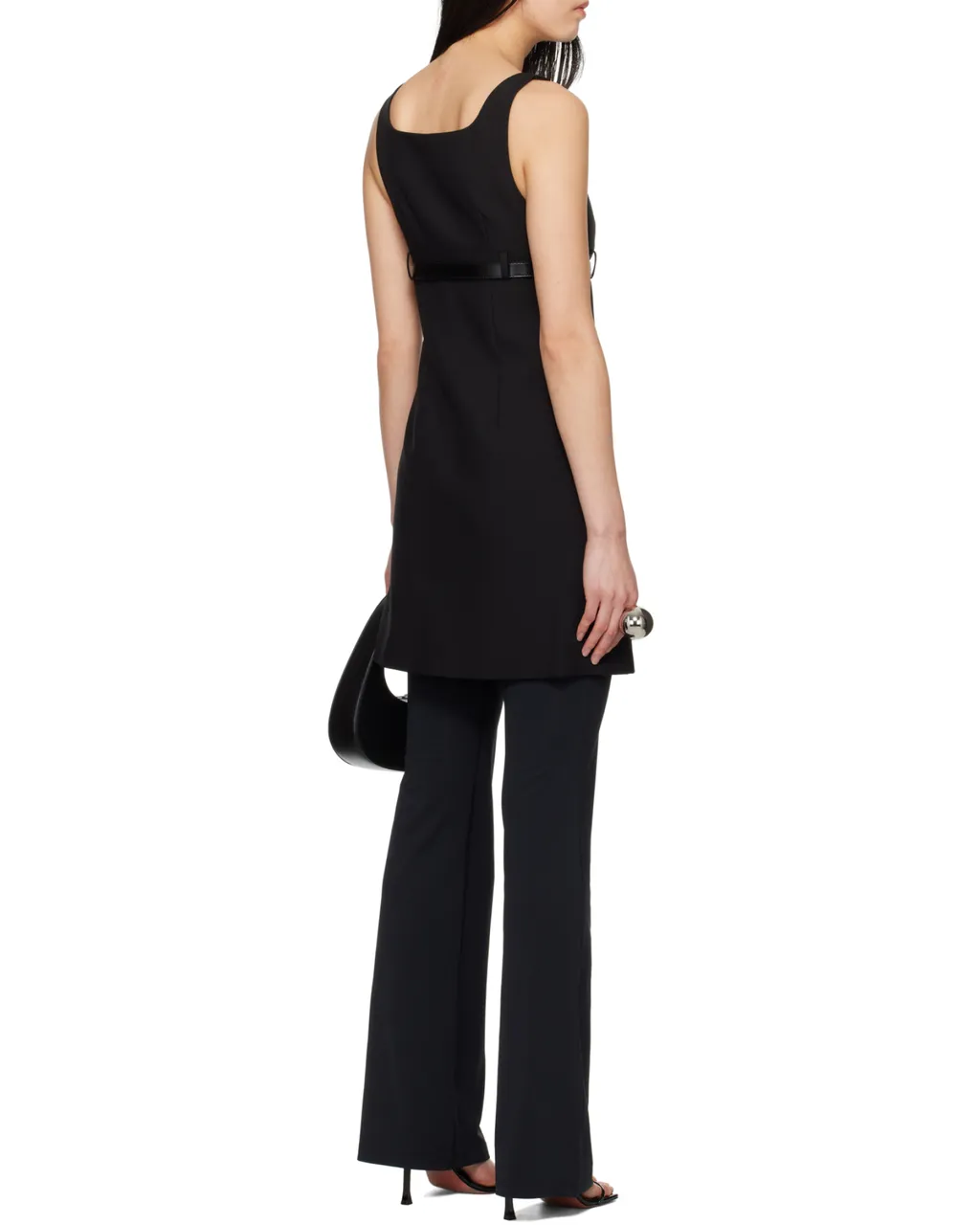 Belted Tailored Mini Dress