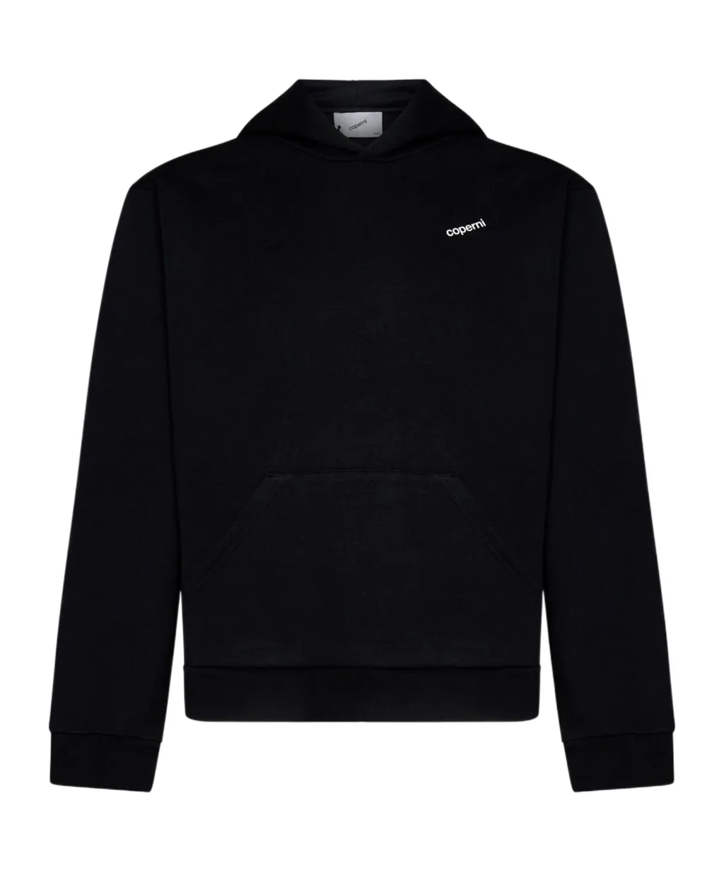 Logo-Printed Straight Hem Hoodie