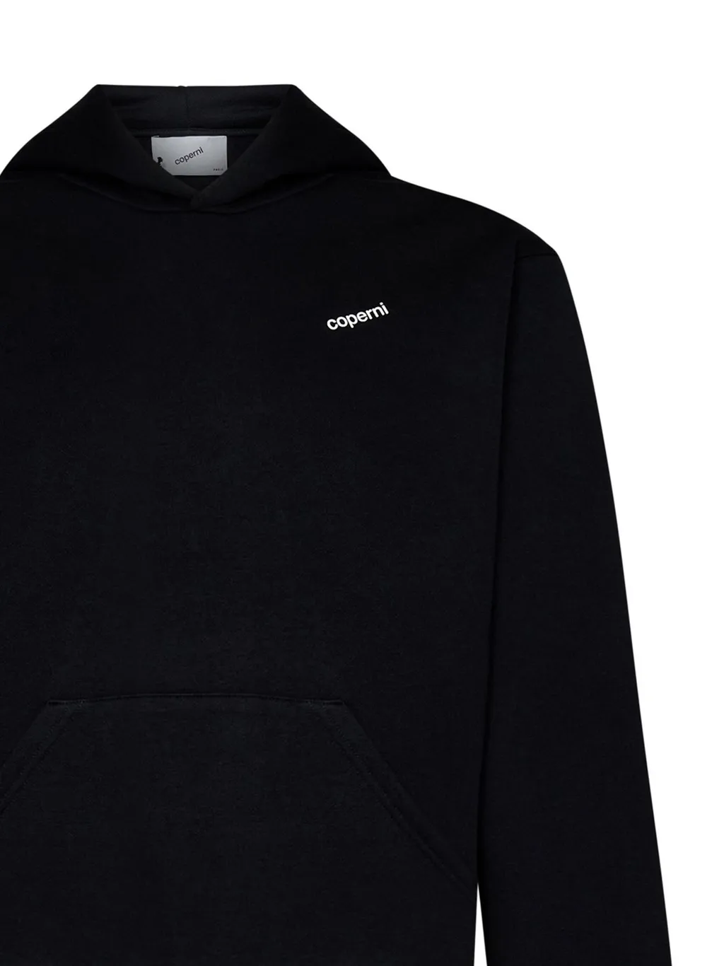 Logo-Printed Straight Hem Hoodie