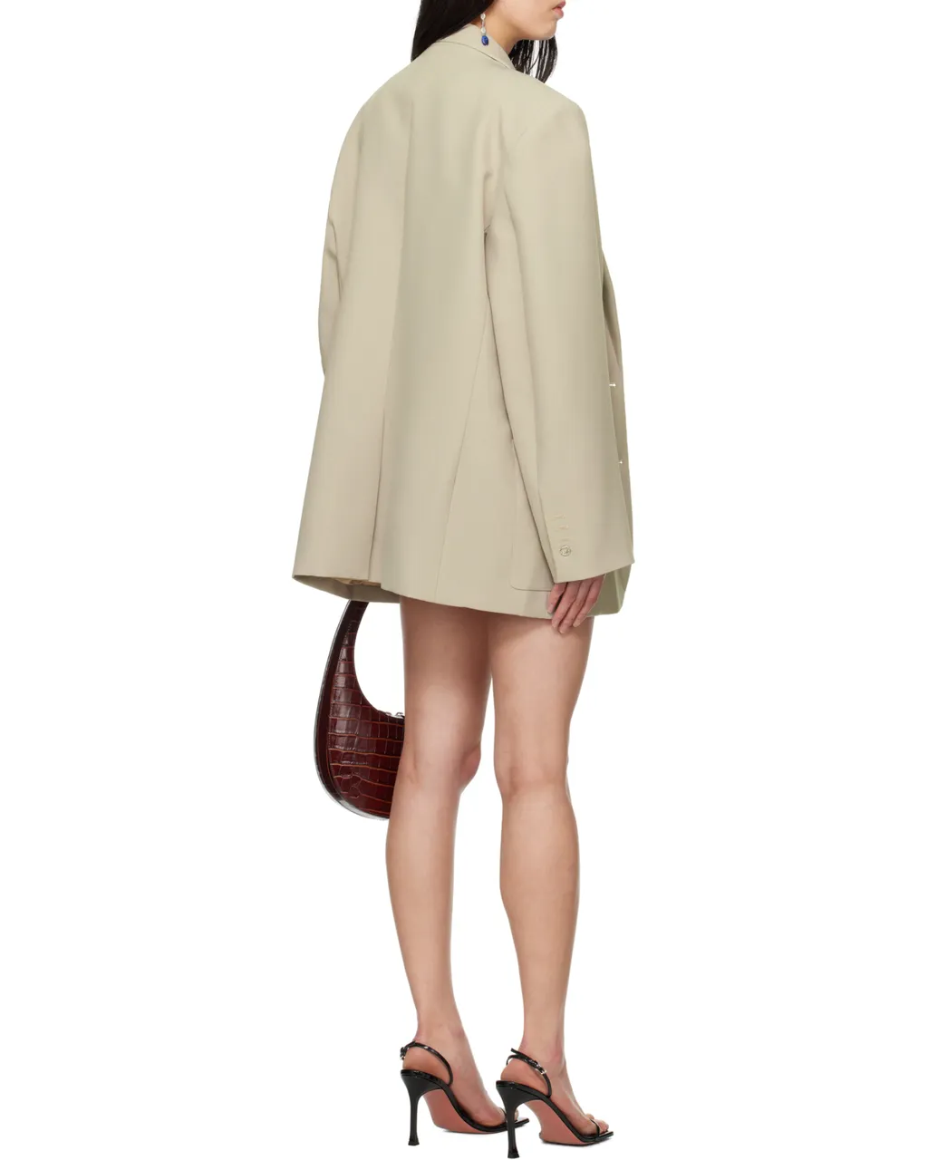 Belted-Pocket Blazer