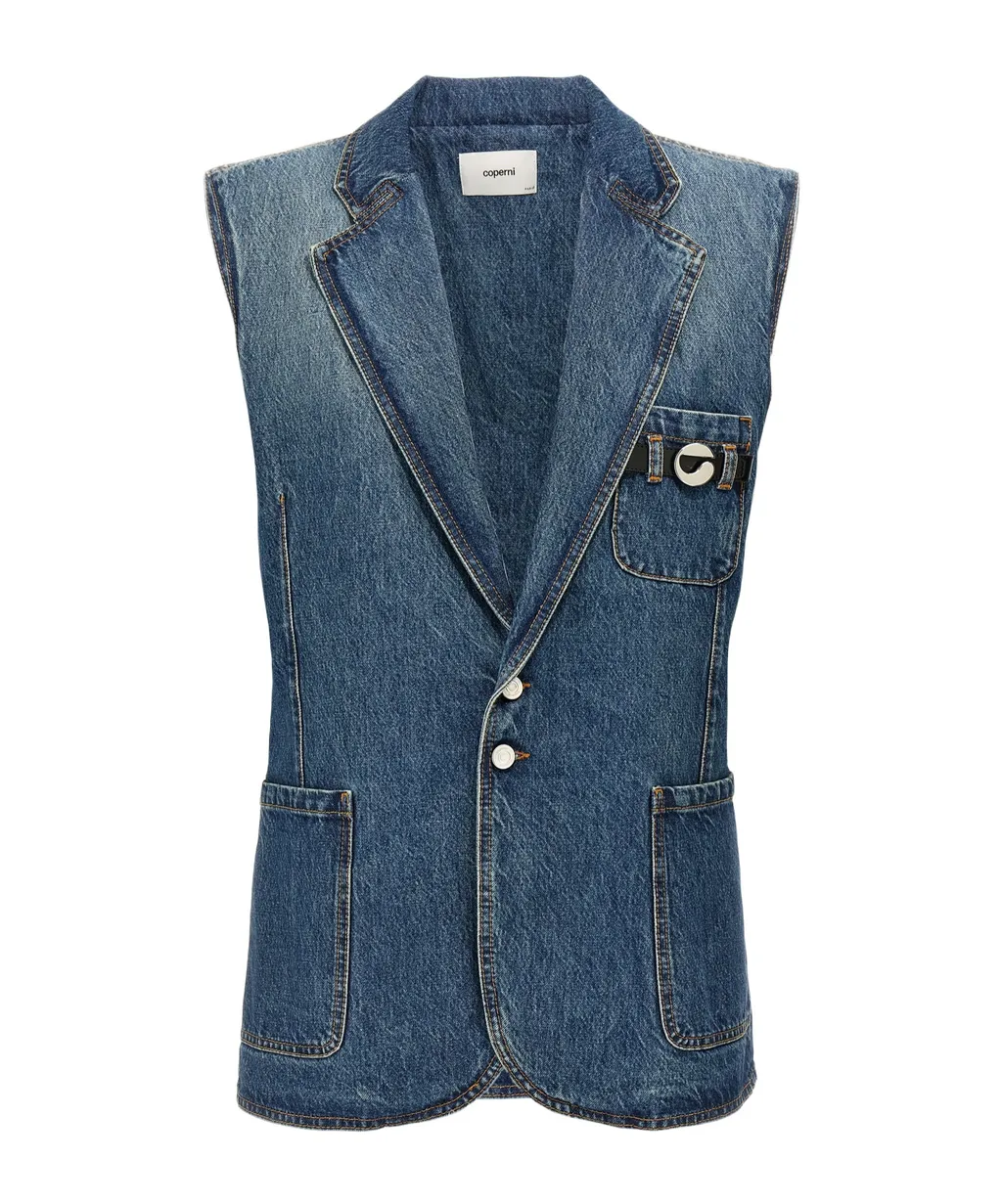 Sleeveless Denim Jacket