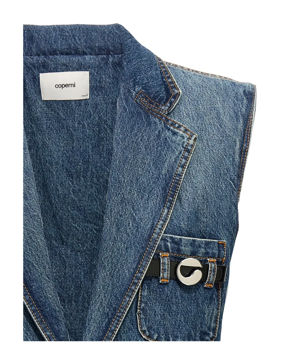 Sleeveless Denim Jacket