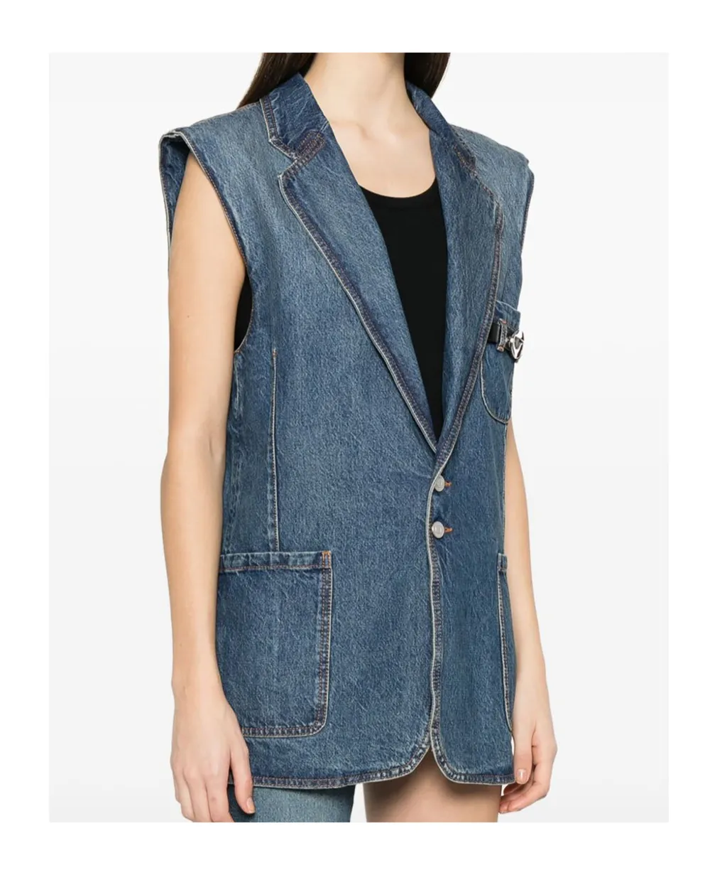 Sleeveless Denim Jacket