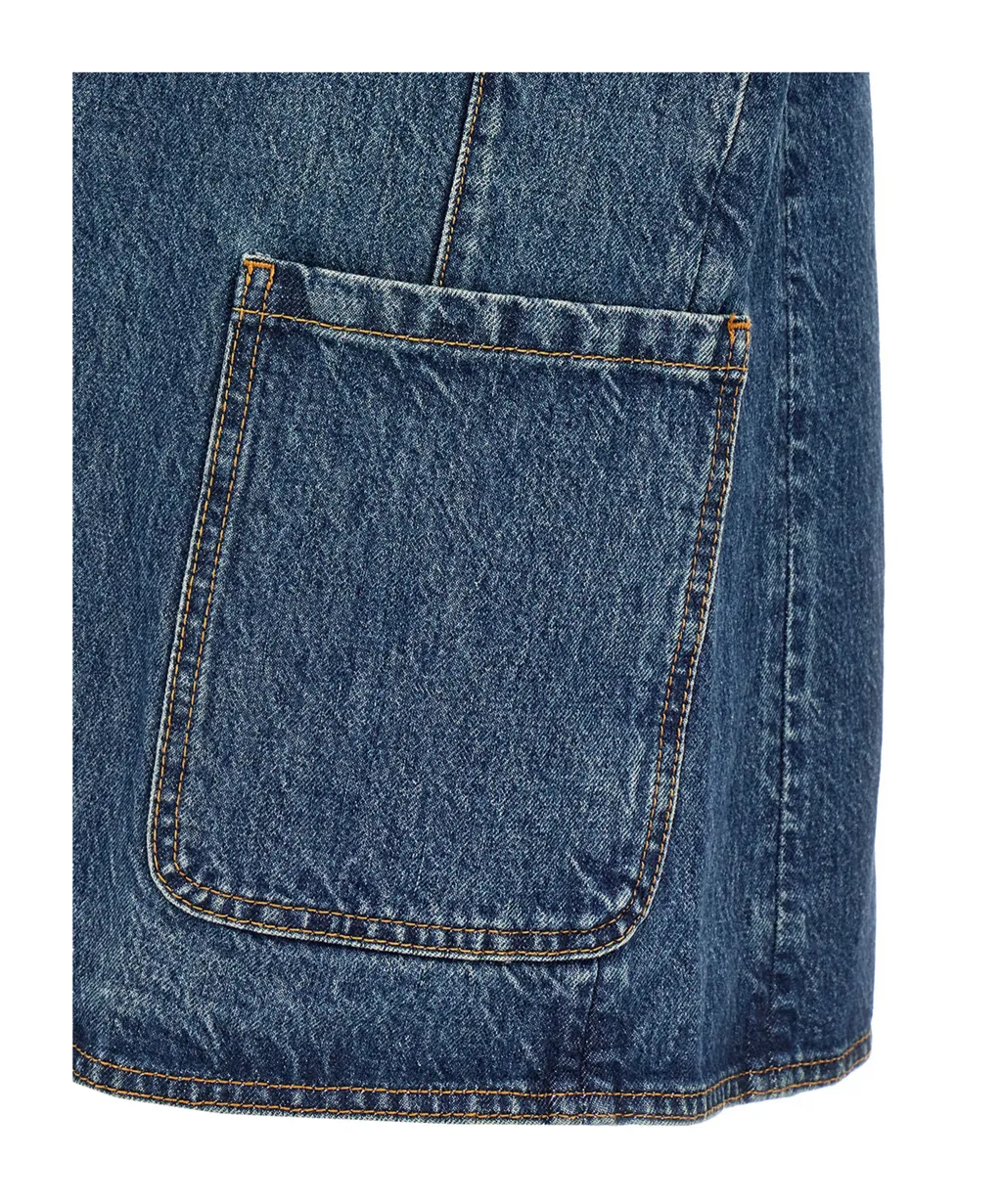 Sleeveless Denim Jacket