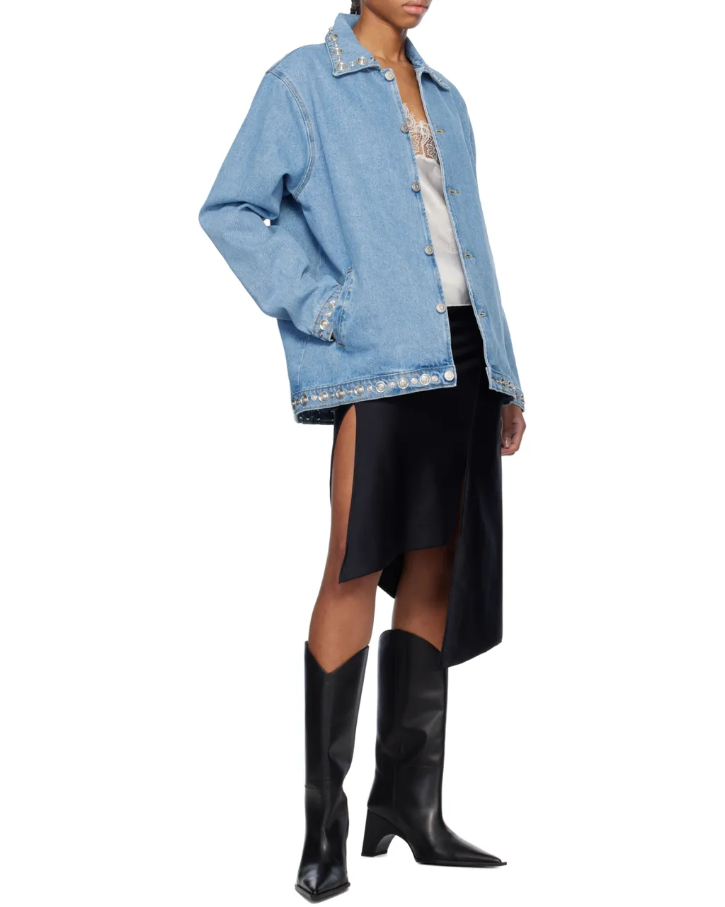 Studded Denim Jacket
