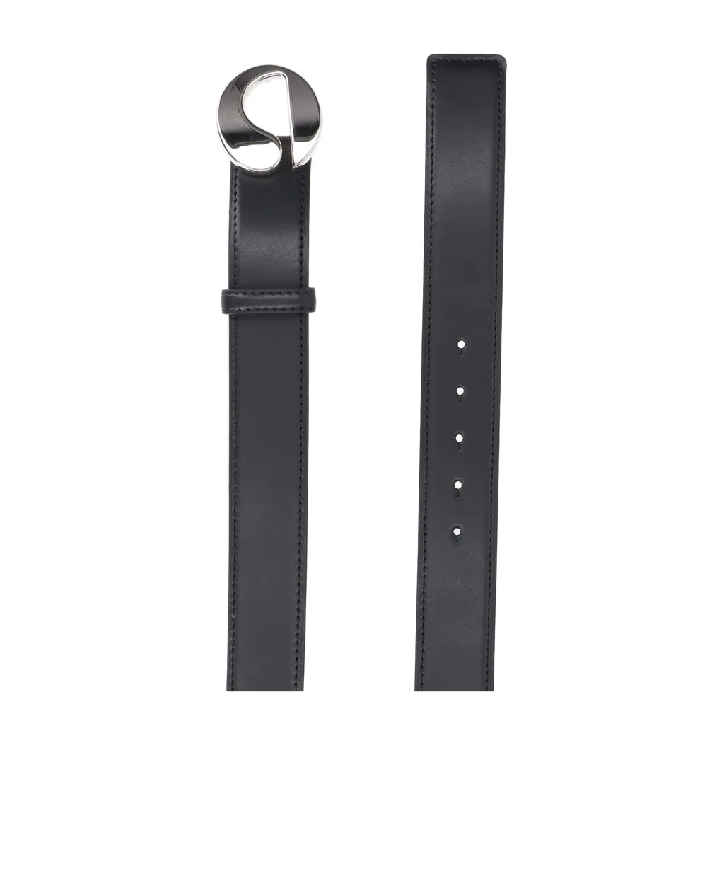 Logo Plaque Buckle Belt