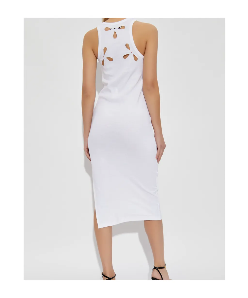 Cut-Out Midi Dress