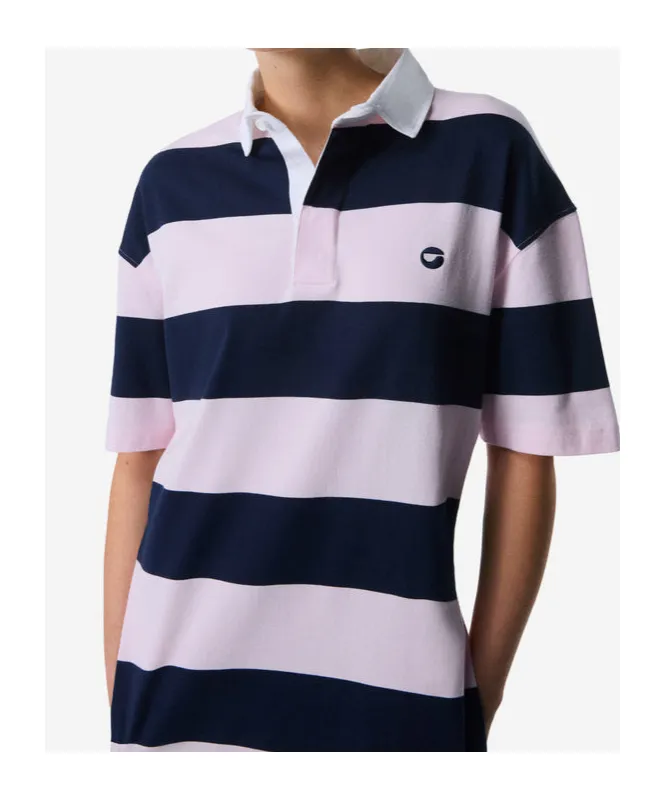 Striped Long Polo Dress