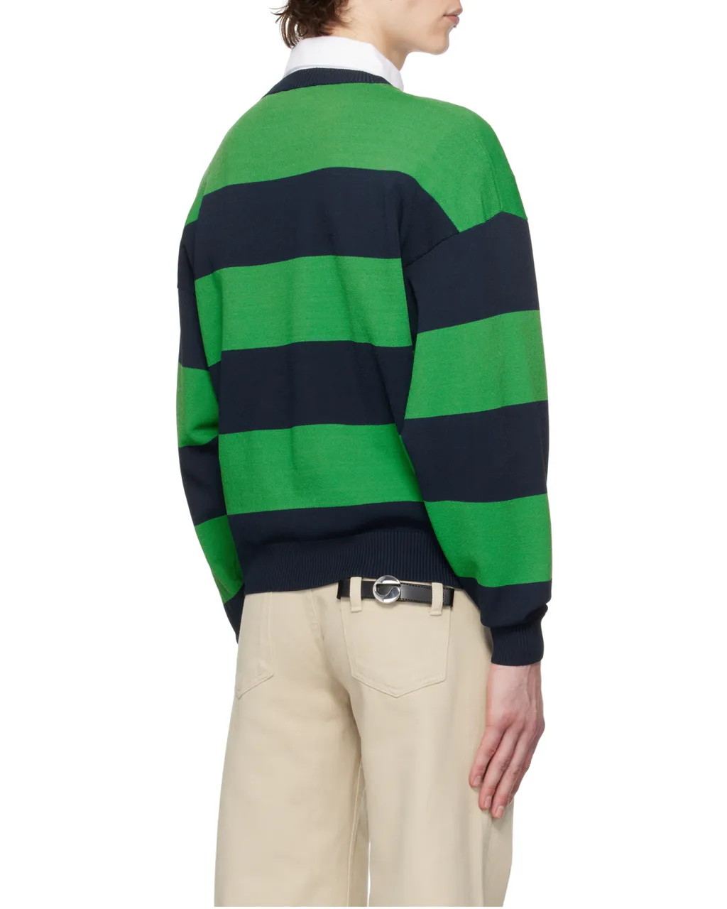 Striped Crew-Neck Sweater