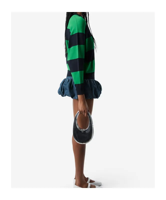 Striped Crew-Neck Sweater