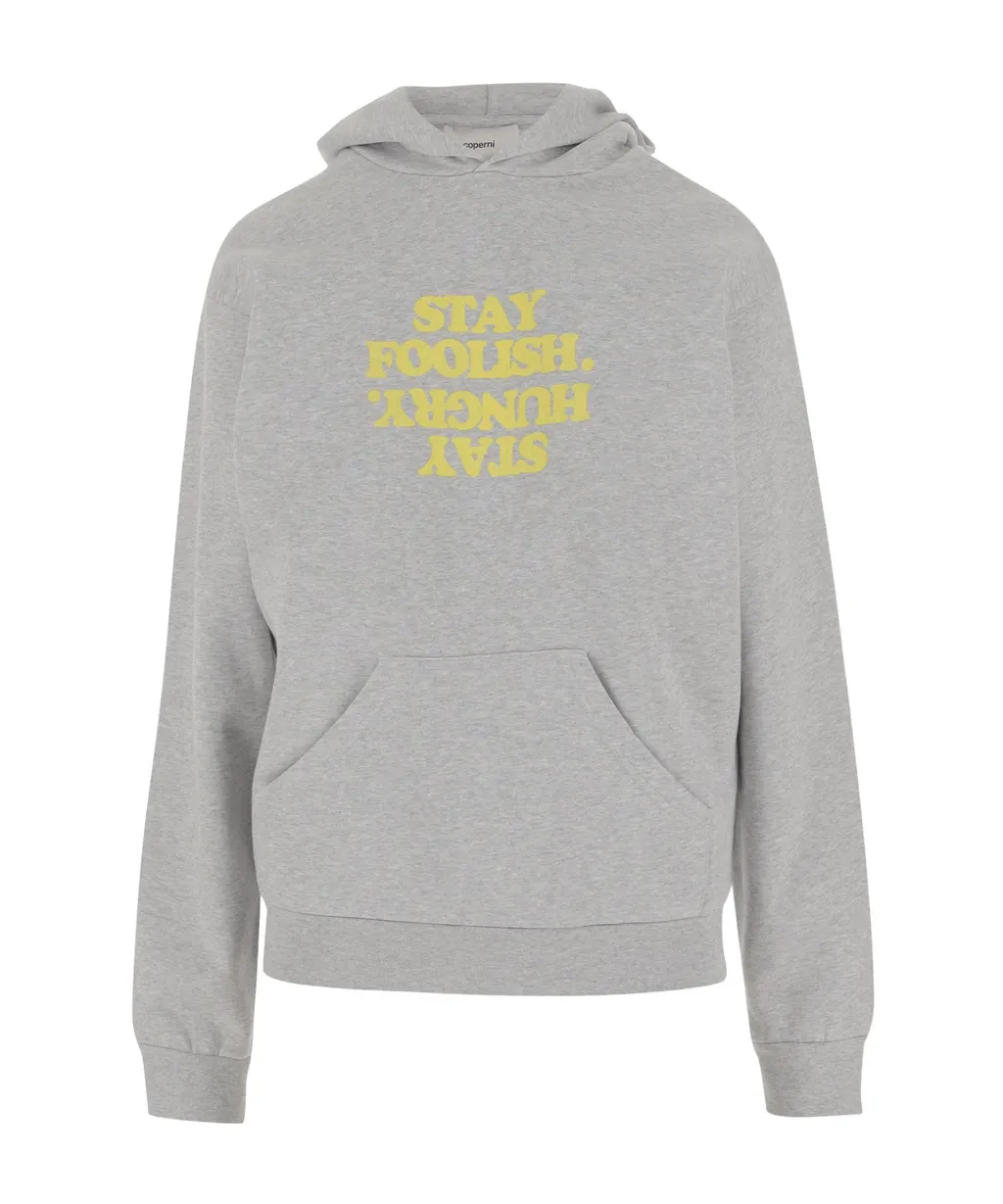 Text-Printed Hoodie