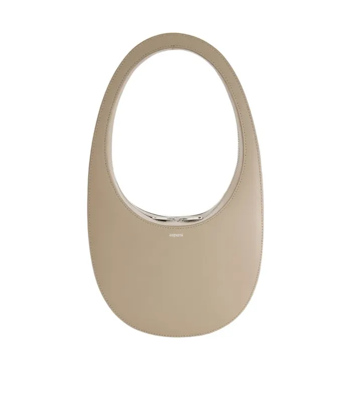 Swipe Logo Printed Zipped Crossbody Bag