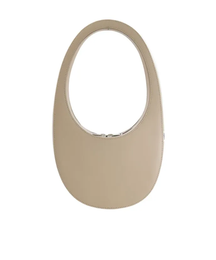 Swipe Logo Printed Zipped Crossbody Bag