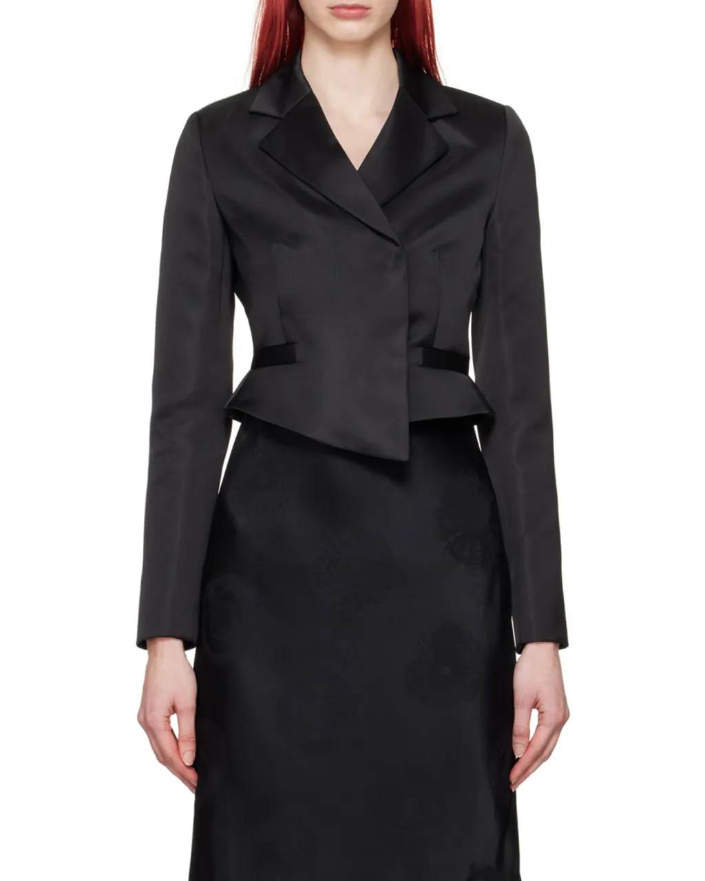 Short Double-Breasted Suit Jacket