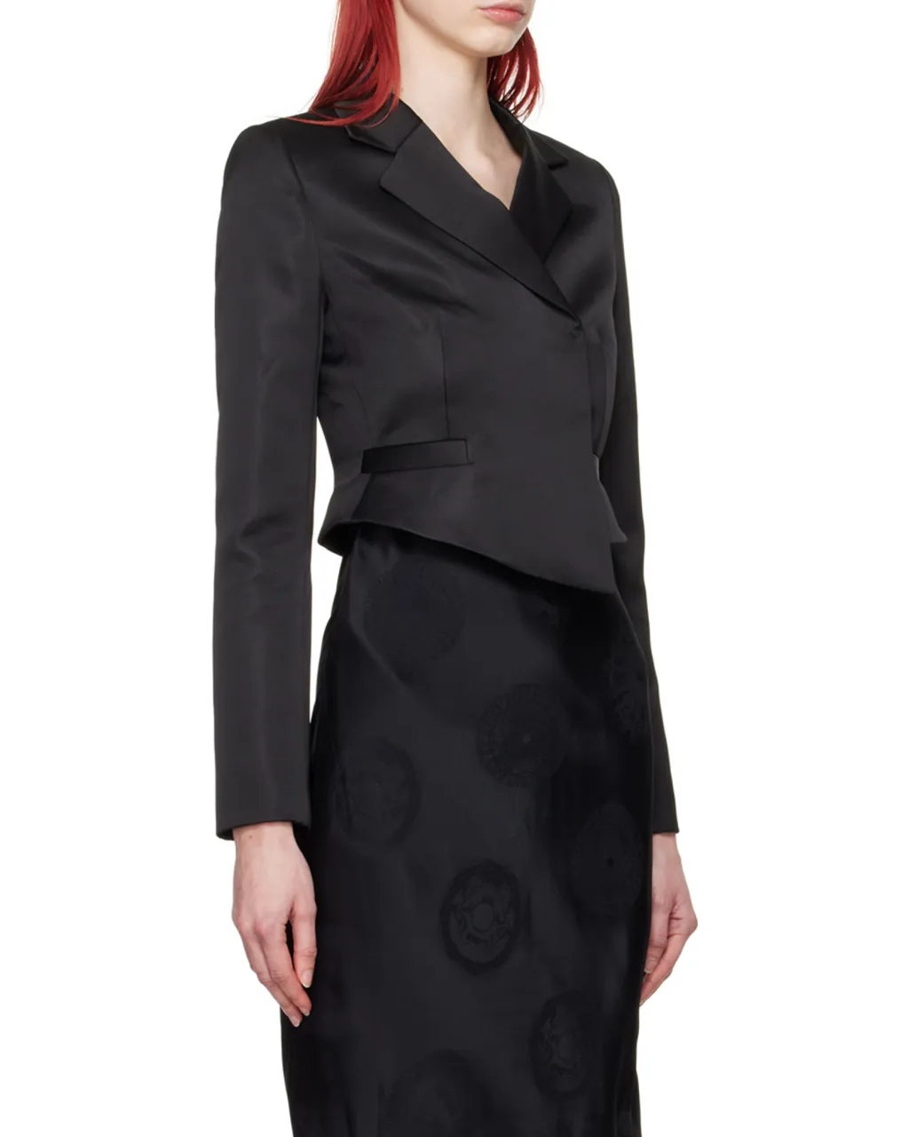 Short Double-Breasted Suit Jacket