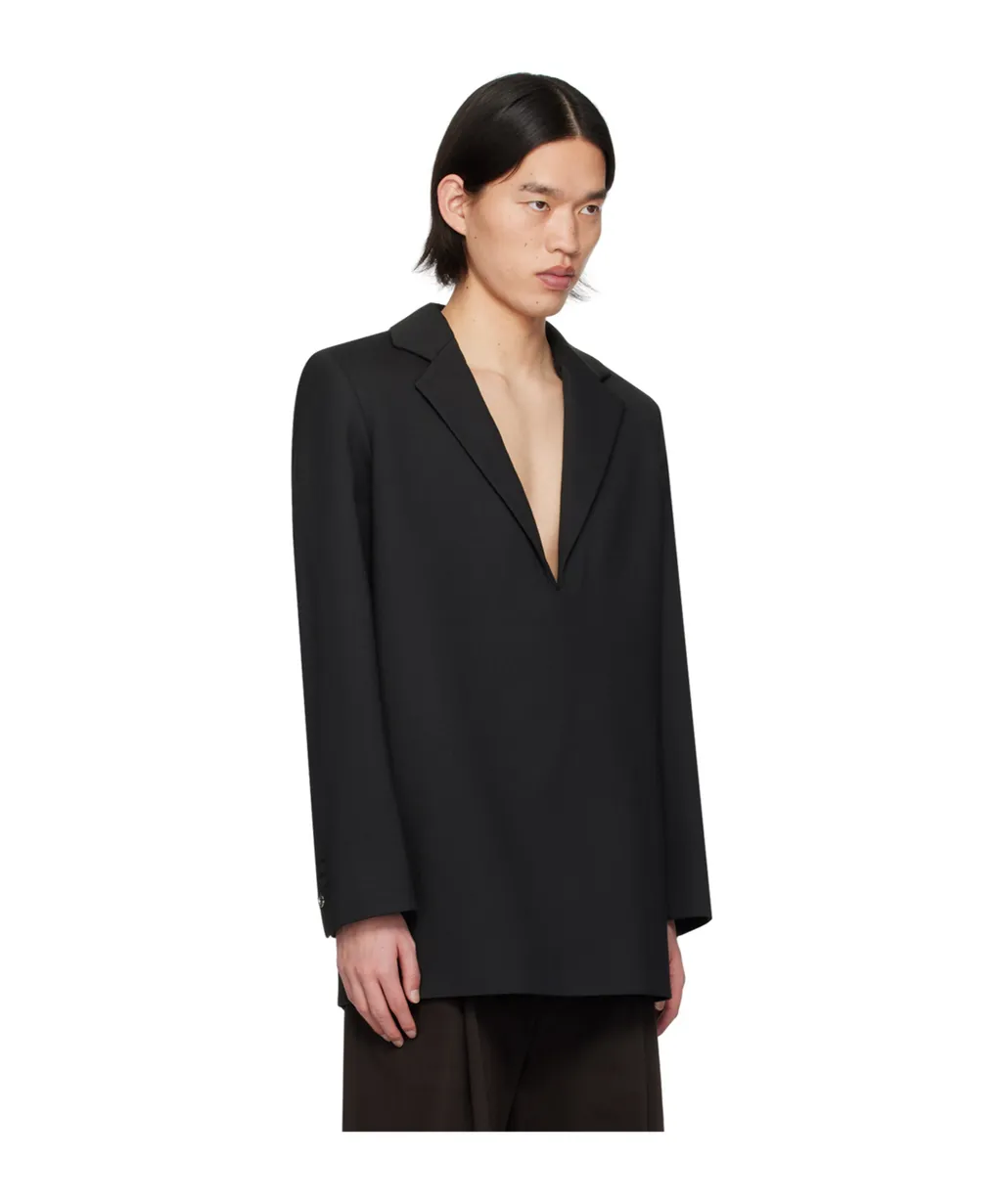 Tailored Long-Sleeved Suit Coat