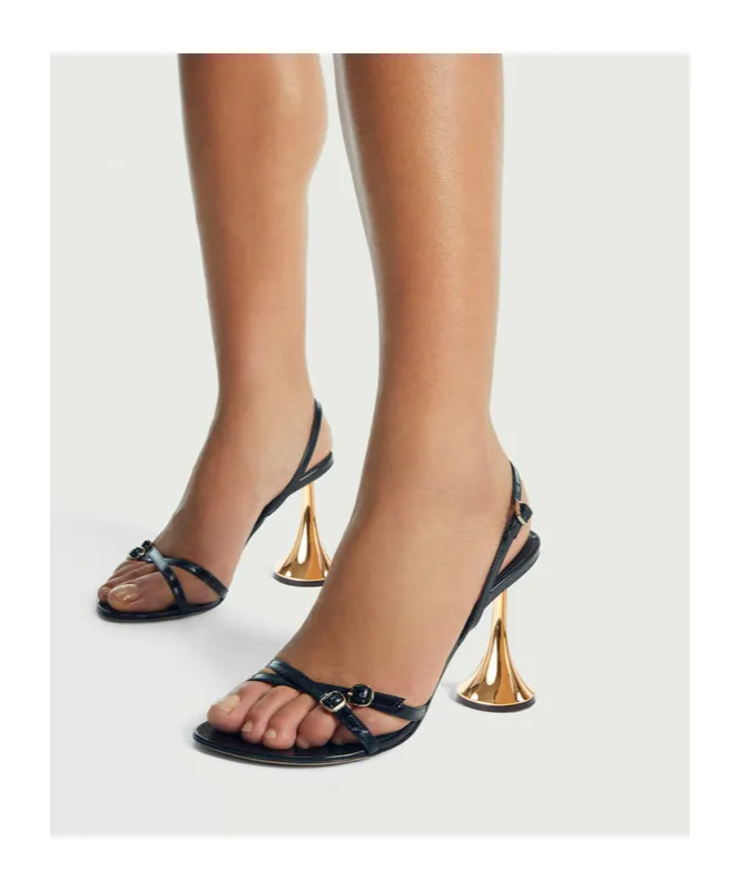Open-Toed High-Heeled Sandals