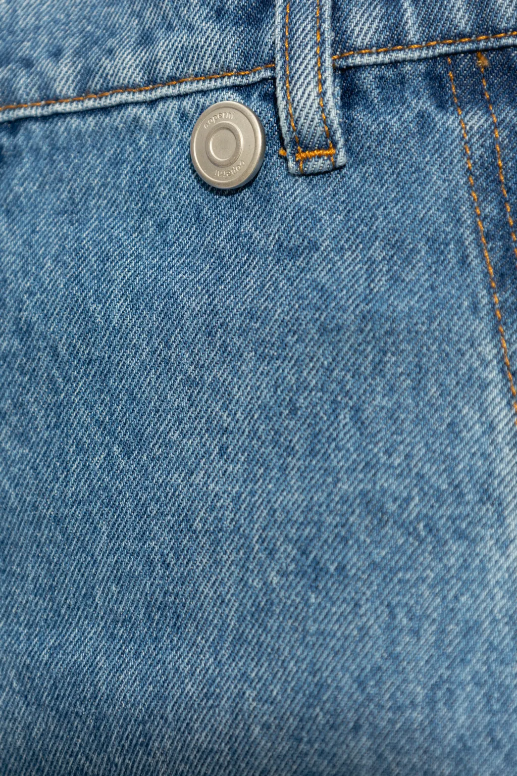 Multi-Pocket Denim Skirt