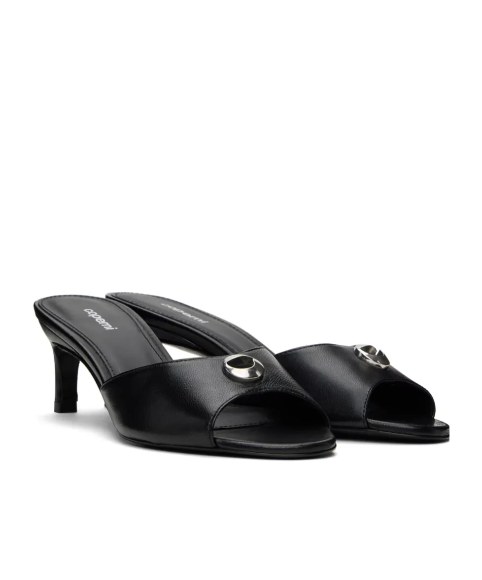 Low Logo High-Heeled Sandals