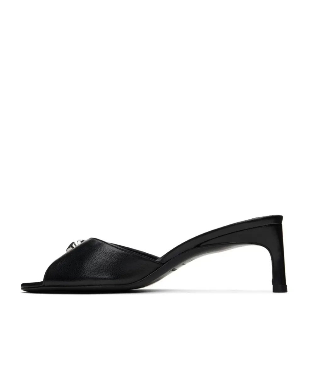 Low Logo High-Heeled Sandals