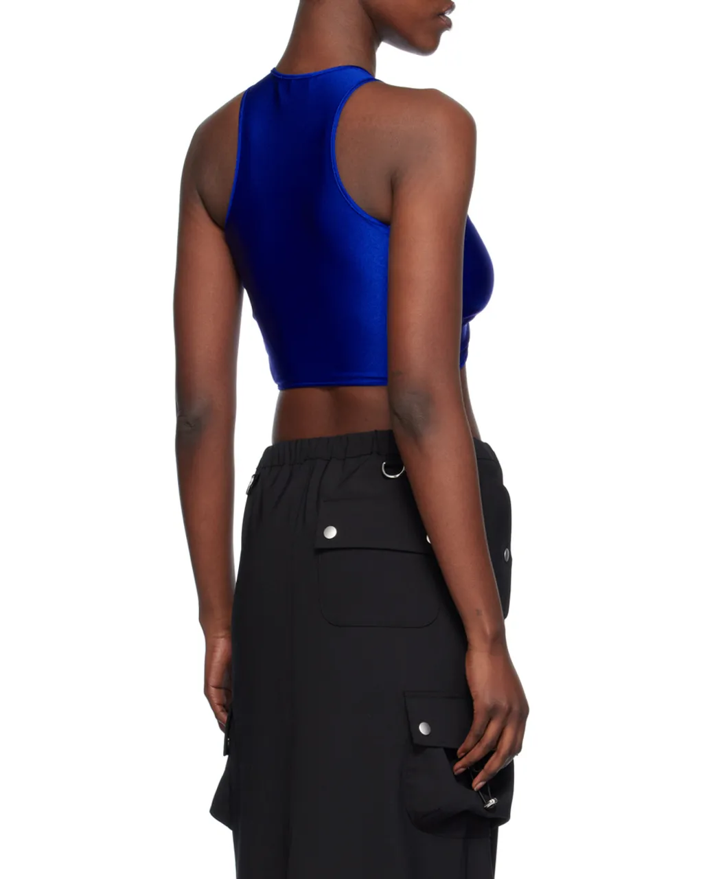 Pleated Flower Vest