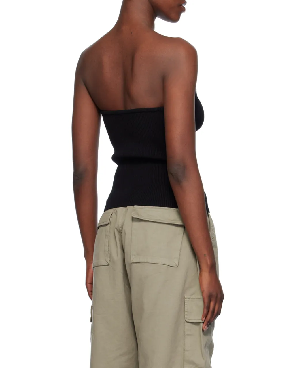Rib Knitted Tube Top