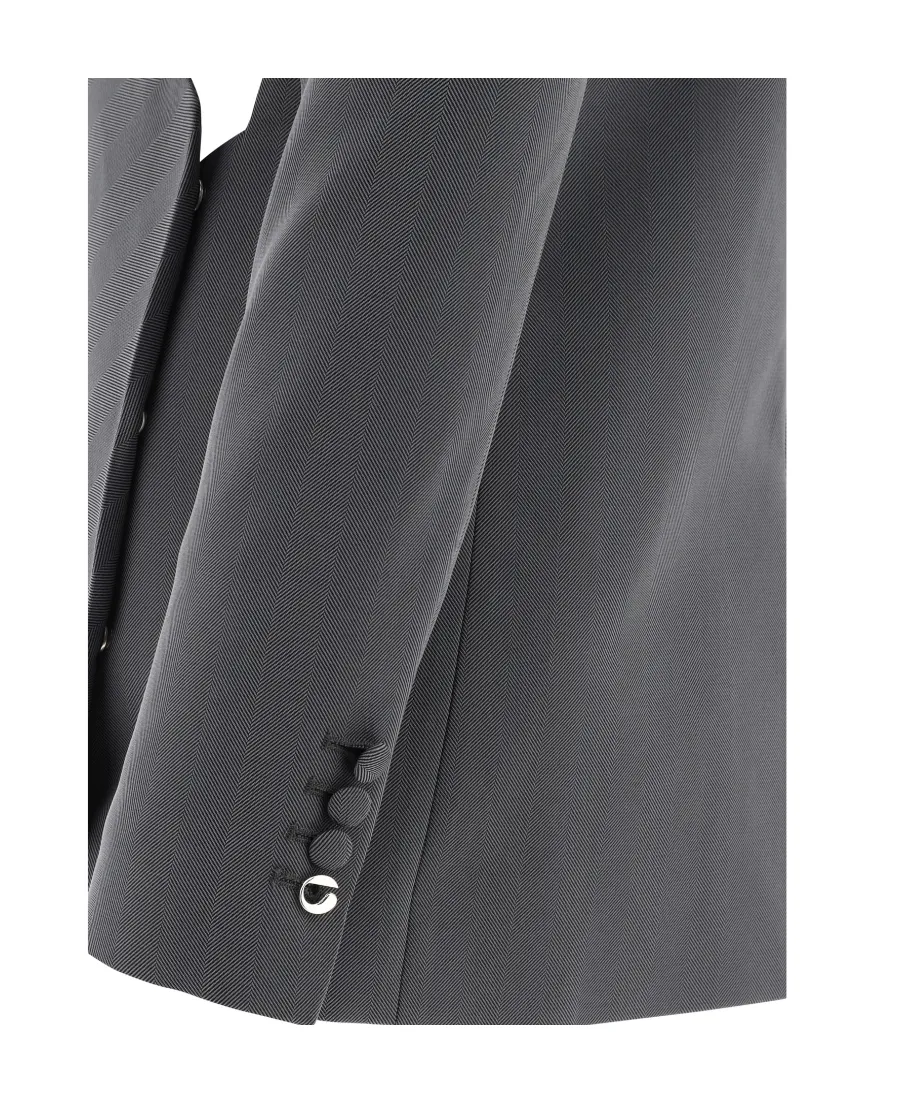 Twisted Cut Out Tailored Jacket
