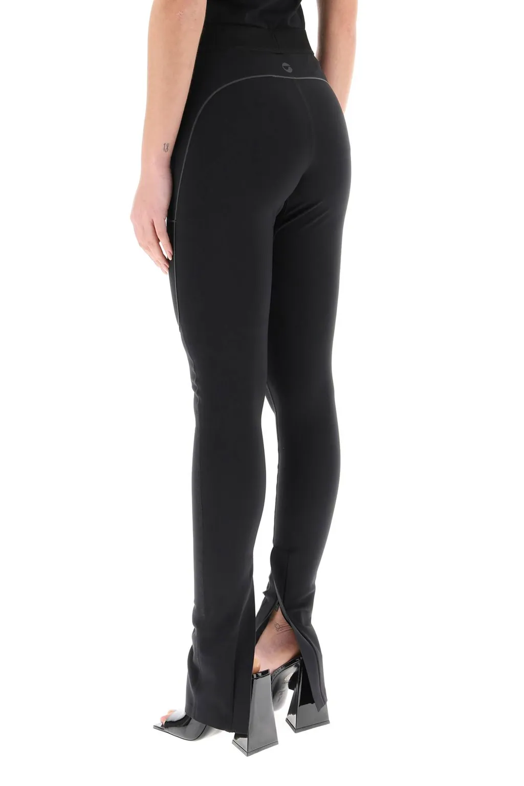 Stretch-Design Slit Leggings