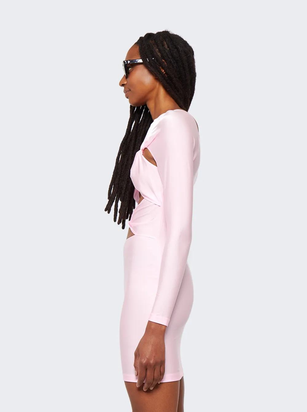 Cut-Out Detail Mini Dress
