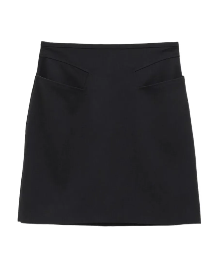 Trompe L'oeil Pocket Fitted Mini Skirt