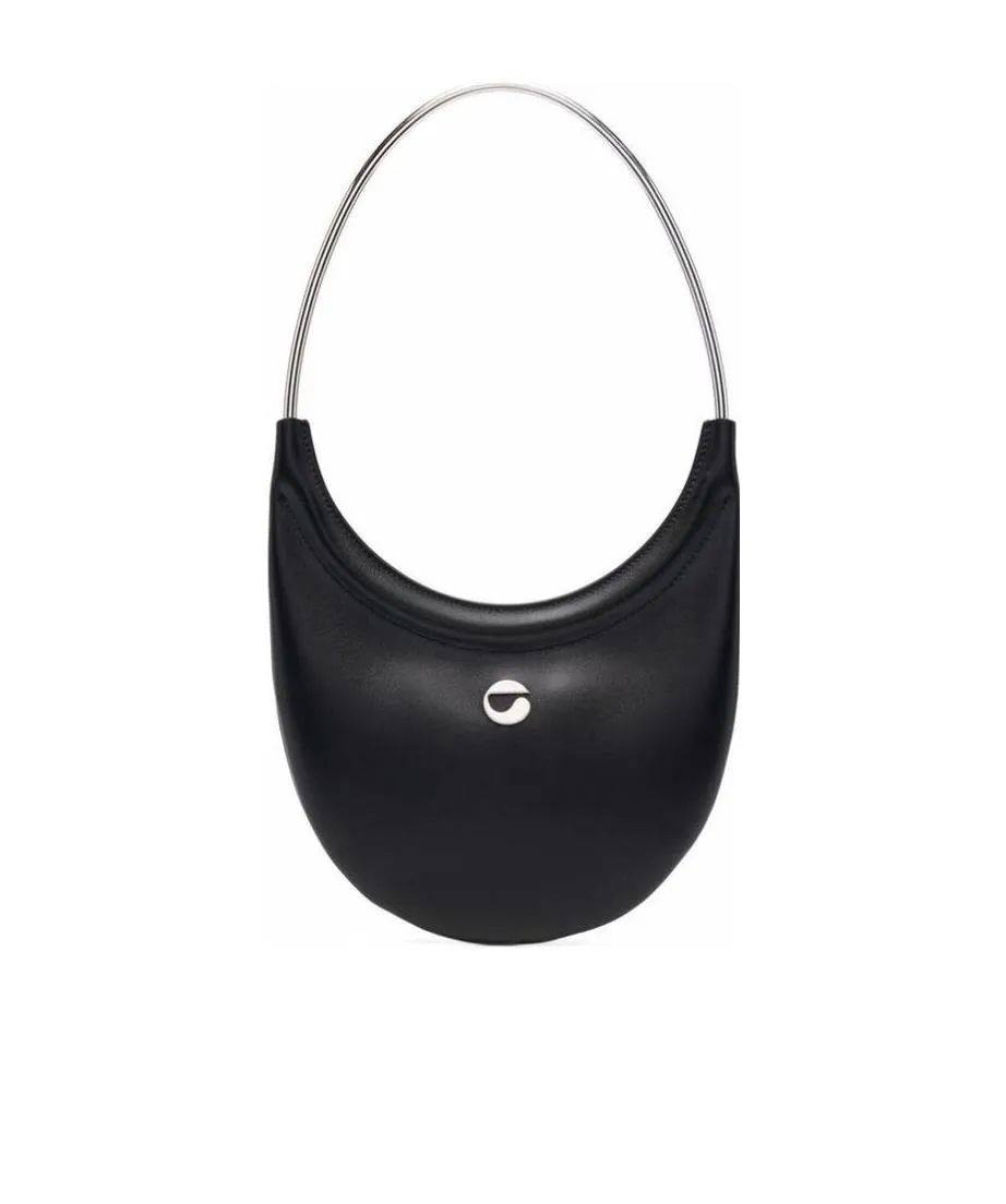 Ring Swipe Leather Tote Bag