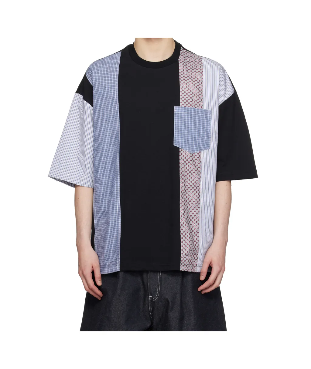 Multi Fabrics Mix T-Shirt