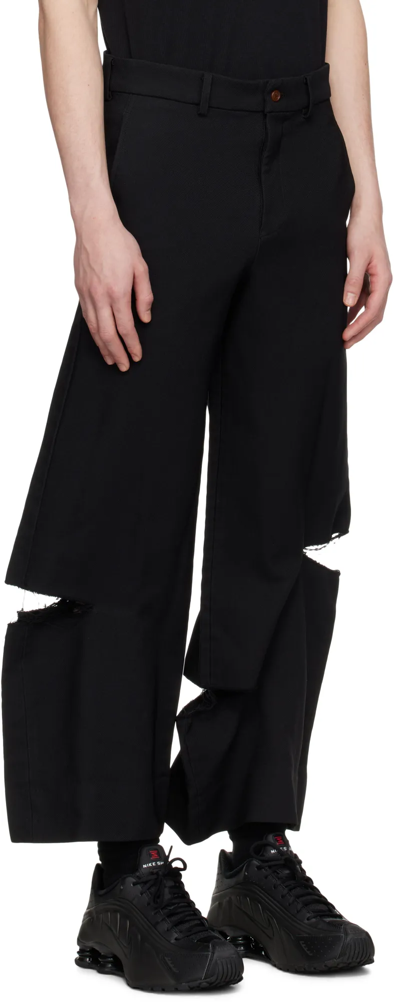 Thick Gabardine Trousers