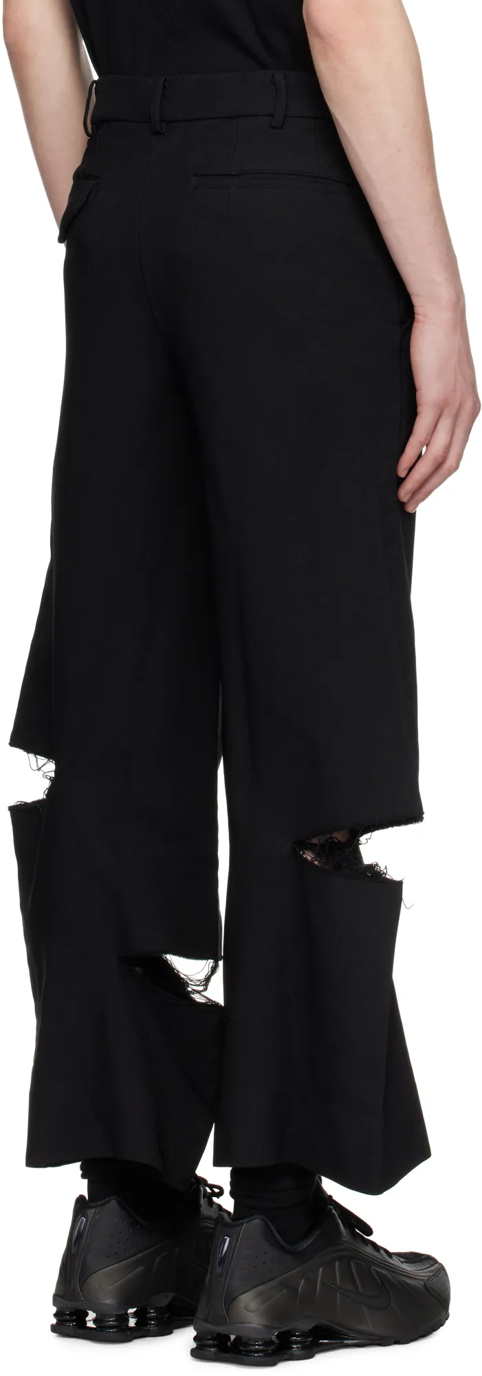 Thick Gabardine Trousers
