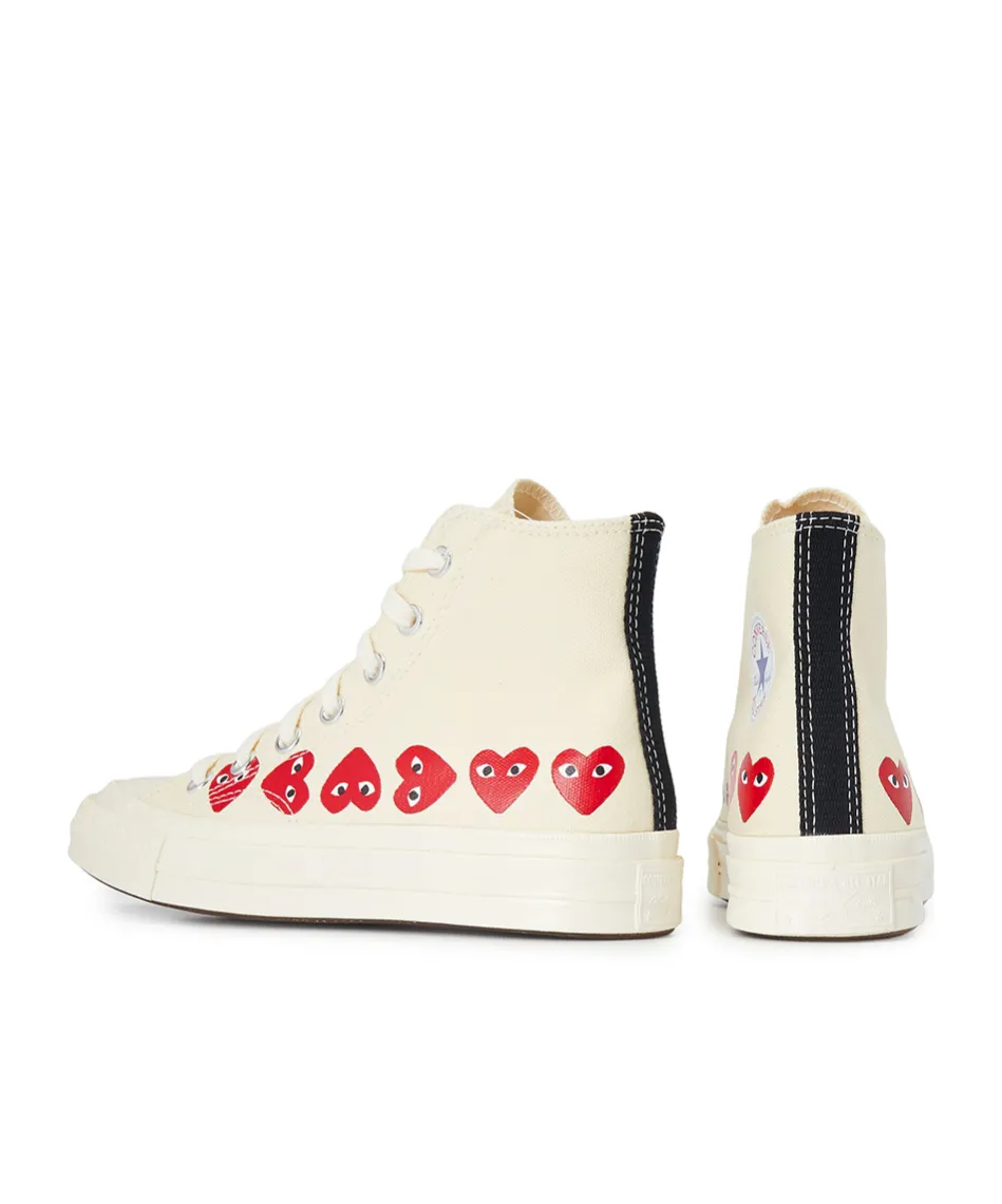 Lace-Up High-Top Sneakers