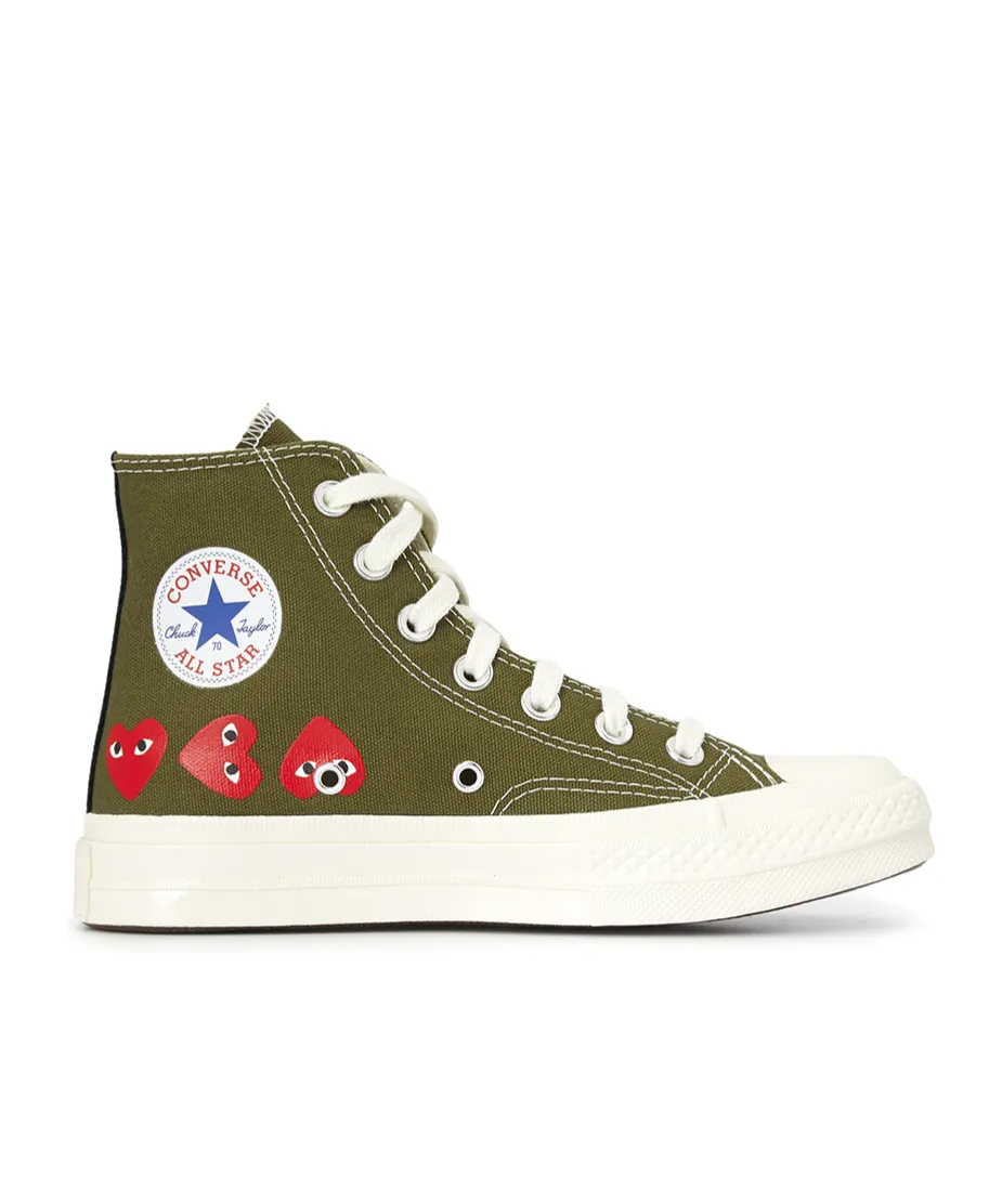 Lace-Up High-Top Sneakers