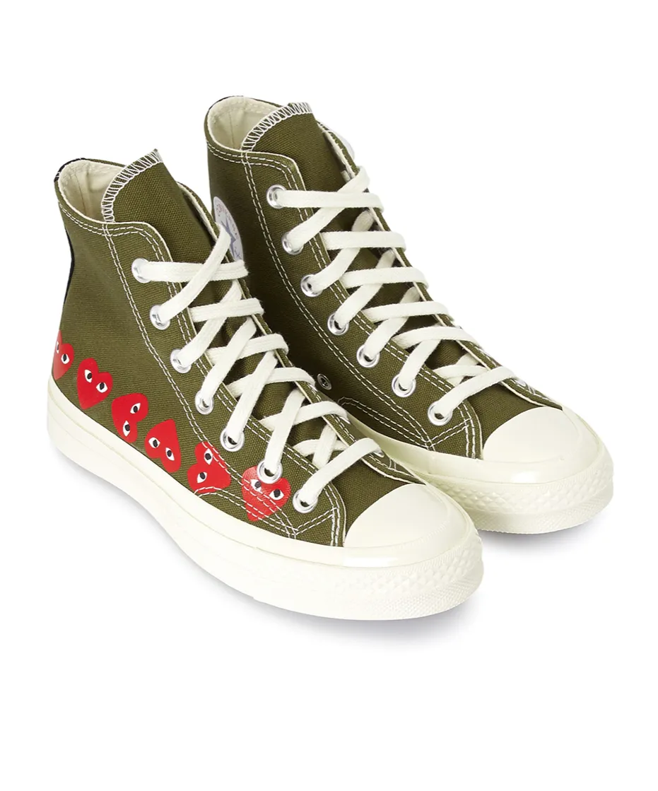 Lace-Up High-Top Sneakers