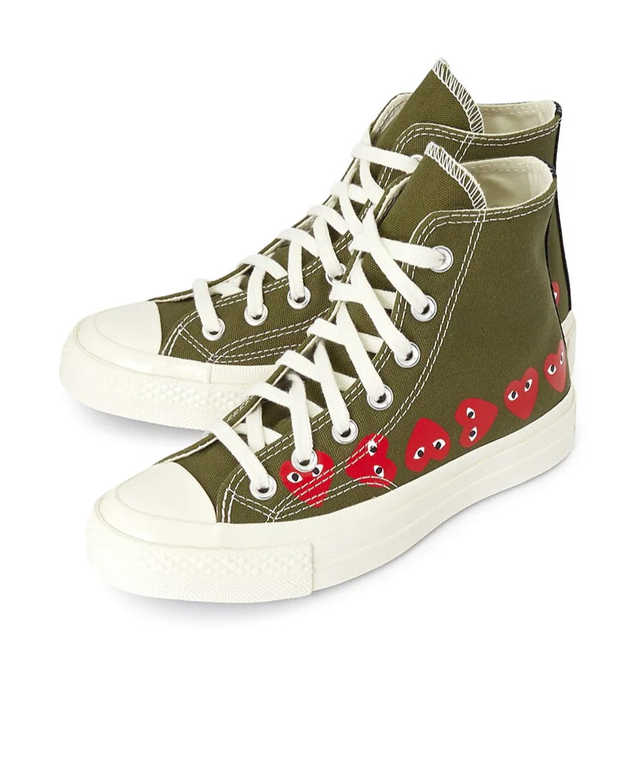 Lace-Up High-Top Sneakers