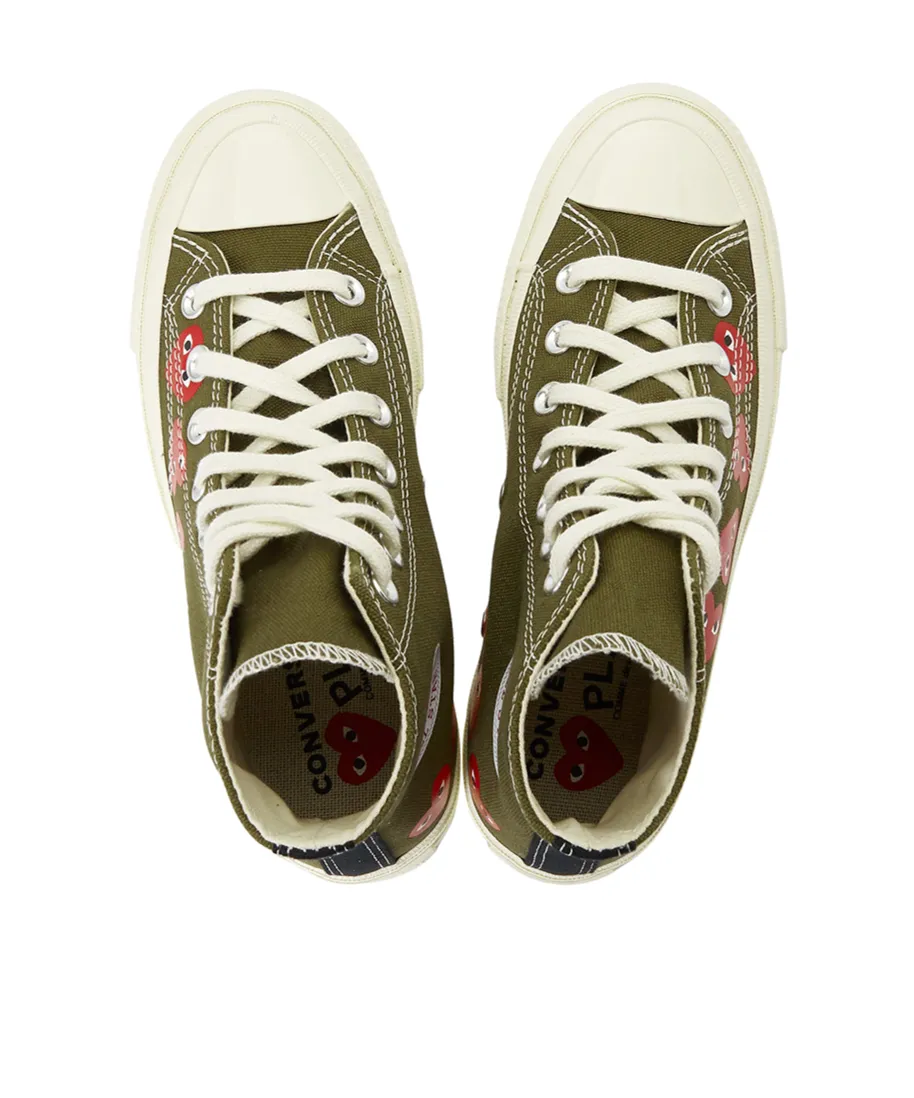 Lace-Up High-Top Sneakers