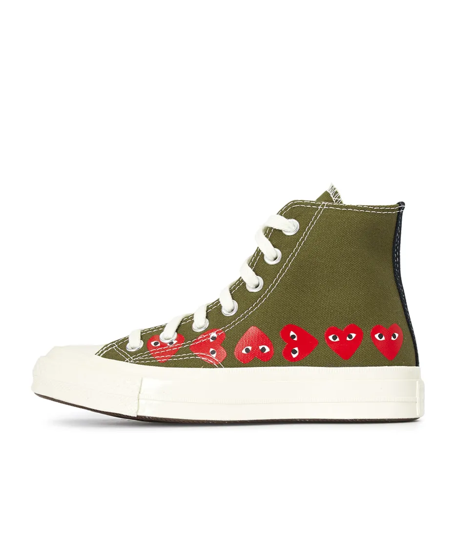 Lace-Up High-Top Sneakers