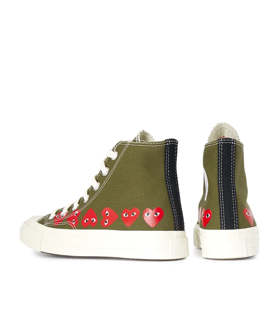 Lace-Up High-Top Sneakers