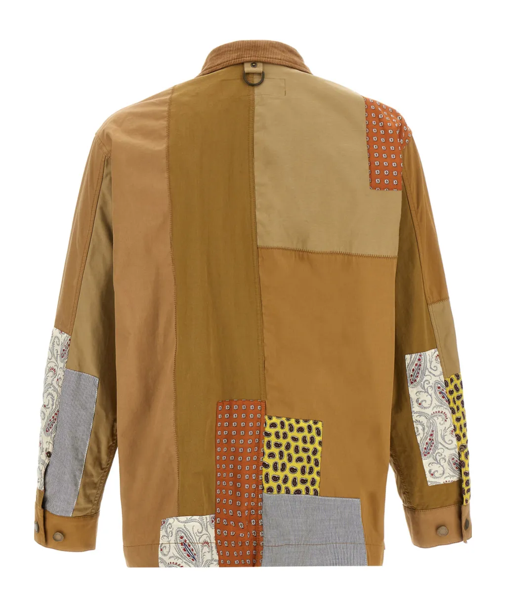 Patchwork Bomber Jacket