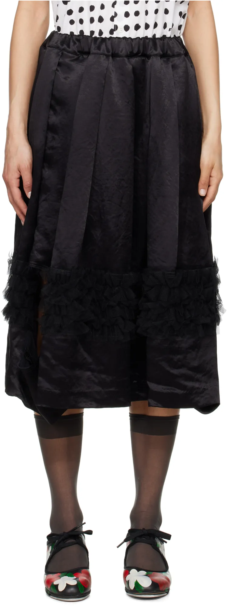 Elastic Waist Skirt