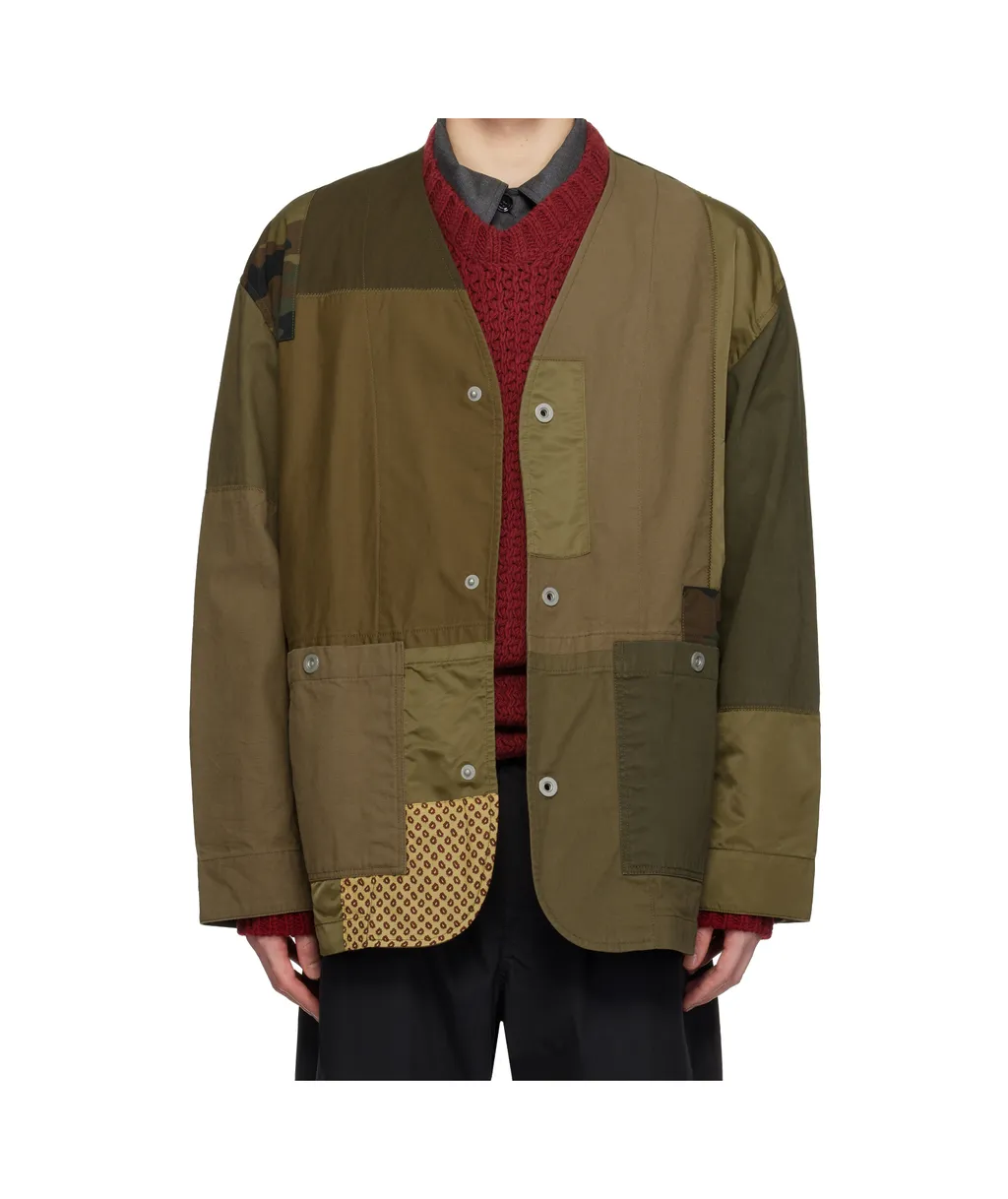 V-Neck Long-Sleeved Casual Jacket