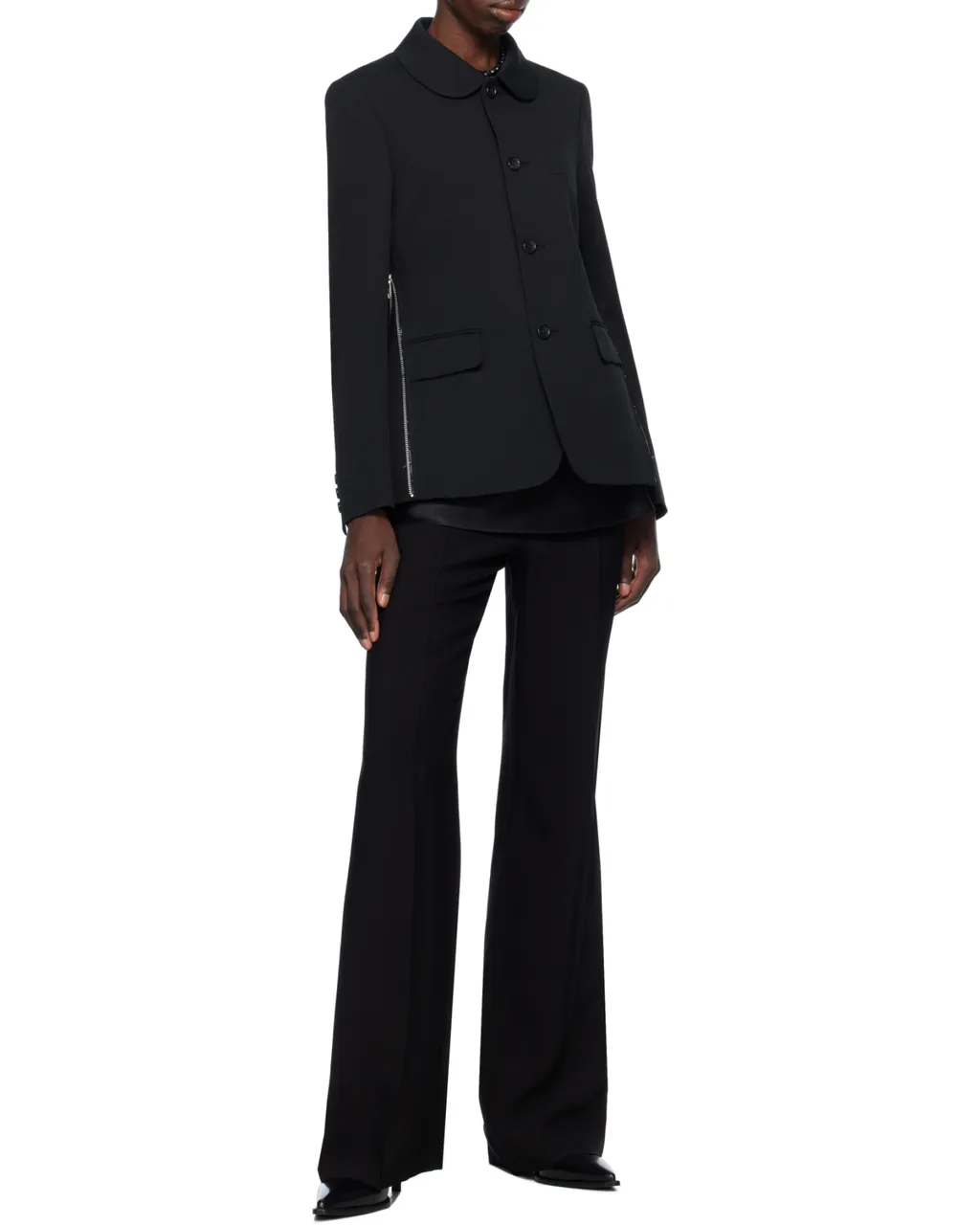 Wool Gabardine Blazer