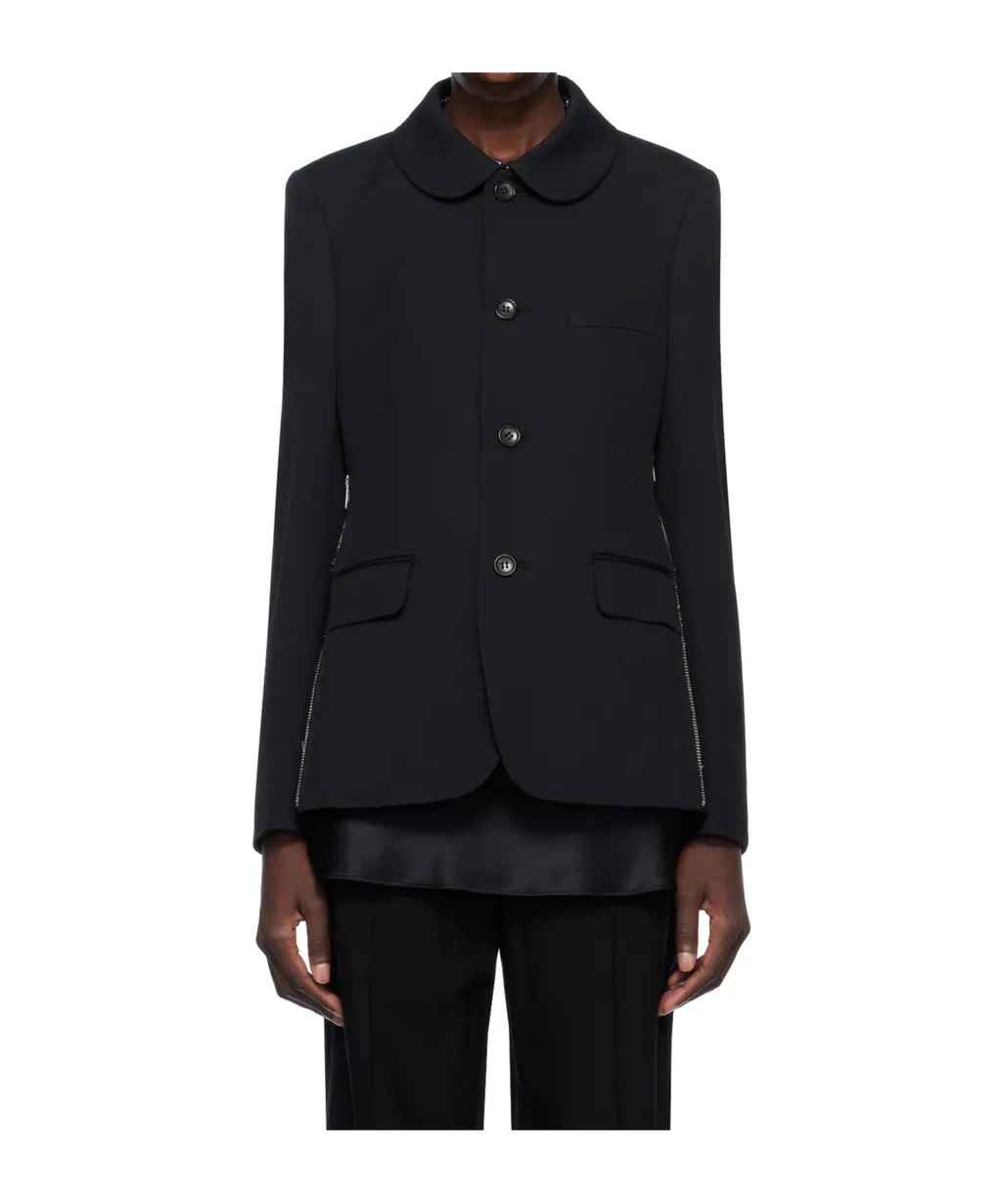 Wool Gabardine Blazer