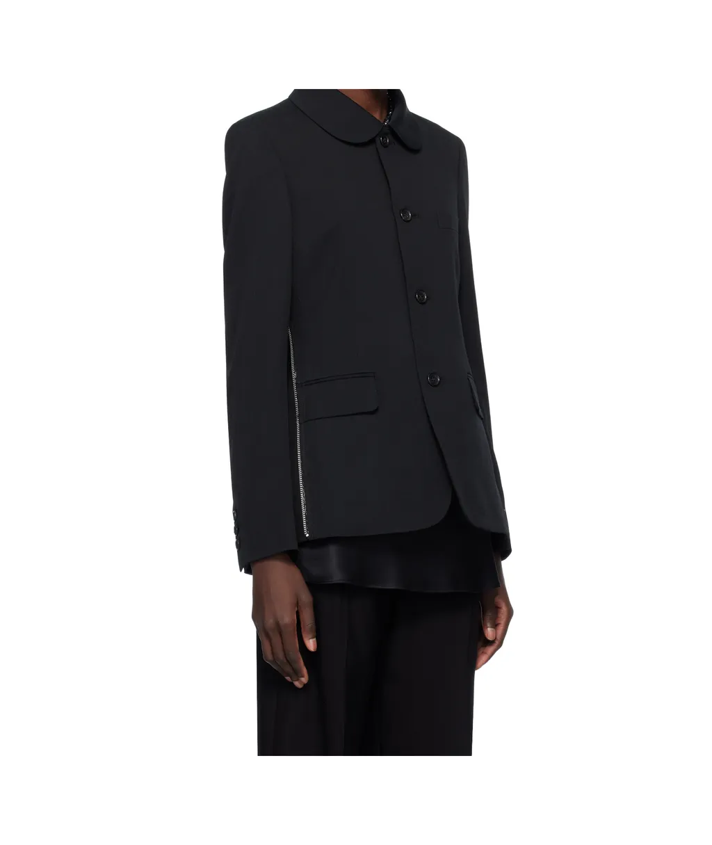 Wool Gabardine Blazer
