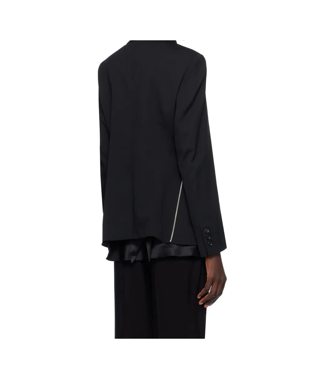 Wool Gabardine Blazer