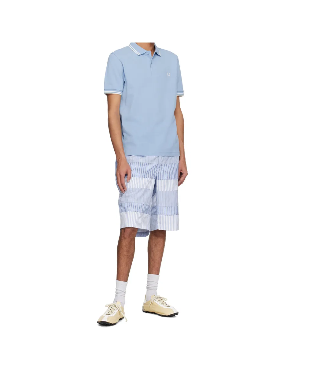 Yarn Dyed Stripe Poplin Shorts
